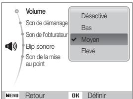 SAMSUNG PL 120 - Accès au menu des paramètres - 4