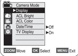 SAMSUNG SC-D263 - Affichage de la date et de l'heure  (Date/Heure) - 2