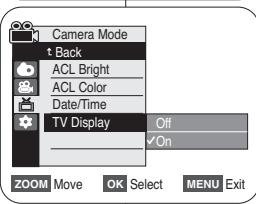 SAMSUNG SC-D263 - Réglage de l'affichage TV  (Affichage TV) - 3