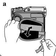 SAMSUNG SC-D305 - Adjusting the Hand Strap - 1