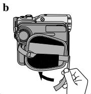 SAMSUNG SC-D305 - Adjusting the Hand Strap - 2