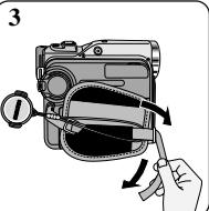 SAMSUNG SC-D305 - Attaching the Lens Cover - 3