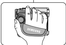 SAMSUNG SC-D305 - Notes regarding the hand strap - 1