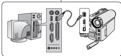 SAMSUNG SC-D455 - Grabación con un cable de conexión DV - 1