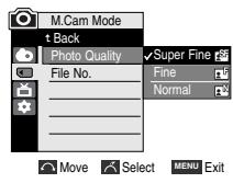 SAMSUNG SC-D455 - Selección de la calidad de imagen - 1