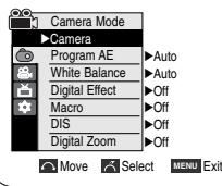 SAMSUNG SC-D455 - Selección del efecto digital - 2