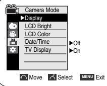 SAMSUNG SC-D455 - Ajuste de la pantalla LCD - 2