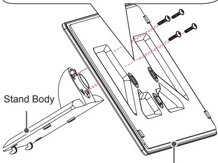 LG 47LB5820 - Attaching the stand - 16