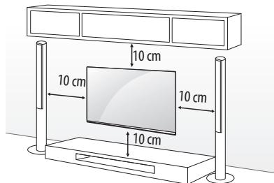 LG 49SJ810V, 55SJ810V - Aan een muur monteren - 1