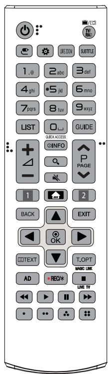 LG 49SJ810V, 55SJ810V - Mando a distancia - 1