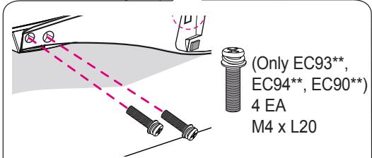 LG 55EC935V - Detaching the stand - 2
