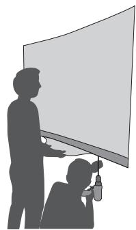 LG 55EC935V - Abnehmen des Standfußes - 3