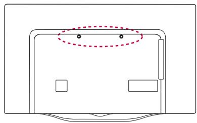 LG 55EC935V - Securing the TV to a wall - 1