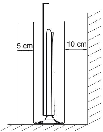 LG 55EC935V - Montagem numa mesa - 2