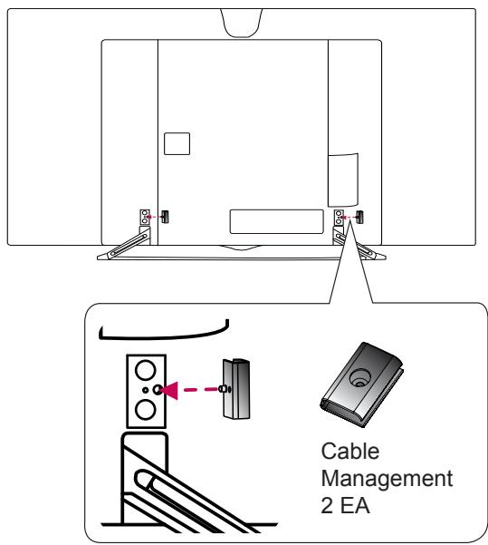 LG 55EC935V - Tidying cables - 2