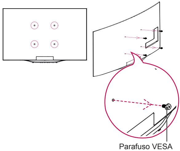 LG 55EC935V - Guia de configuração de montagem na parede - 1