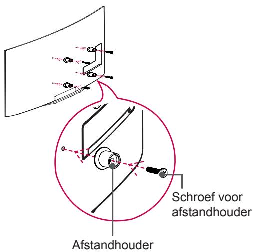 LG 55EC935V - Montage afstandhouser - 2
