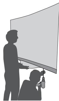 LG 55EC935V - Installation du support de fixation murale - 4