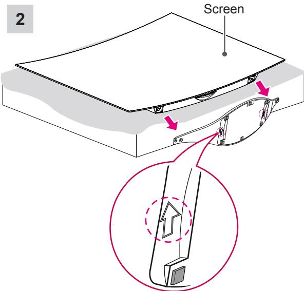 LG 55EC935V - Detaching the stand - 4