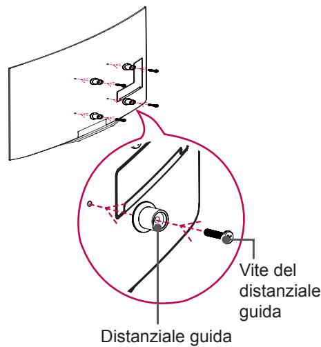 LG 55EC935V - Montaggio del distanziale guida - 2