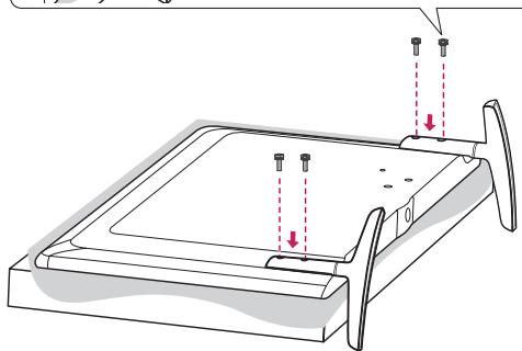 LG 55LB5610 - Attaching the stand - 6