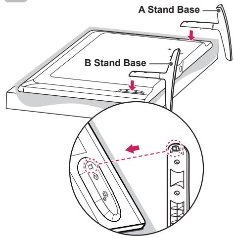 LG 55LB5610 - Attaching the stand - 4