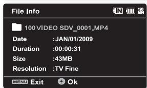 SAMSUNG SMX-F33LP - Informations relatives aux fichiers - 4