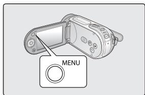 SAMSUNG SMX-F33LP - Utilisation de la TOUCHE MENU - 2