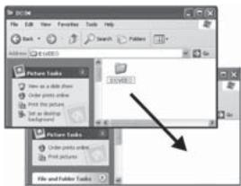 SAMSUNG SMX-F33LP - Transfert de fichiers du camescope a memoire FLASH vers votre ordinateur - 2