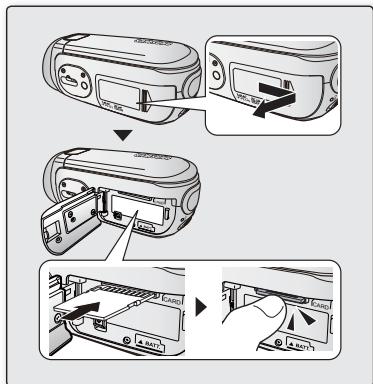 SAMSUNG SMX-F33LP - Ejection d'une carte mémoire - 1