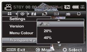 SAMSUNG SMX-F33LP - Menu design - 2