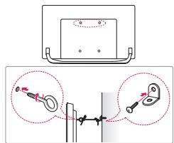 LG 55UF685V - Fixar a TV numa parede - 1