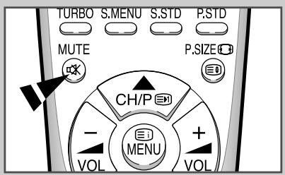 SAMSUNG 29M6 - Coupez le son temporairement - 1