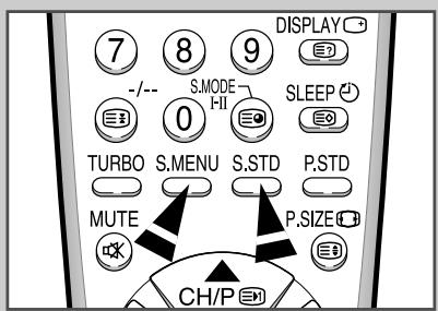 SAMSUNG 29M6 - Changez le standard sonore - 4