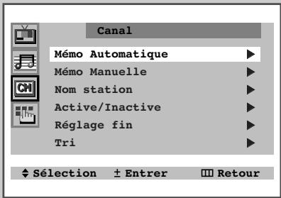 SAMSUNG 34A7 - Mémorisez les chaînes automatiquement - 1