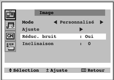 SAMSUNG 34A7 - Activez/Désactivez le Réducteur de bruit - 3