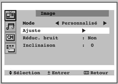 SAMSUNG 34A7 - Mémorisez votre réglage d'image personnalisé - 1