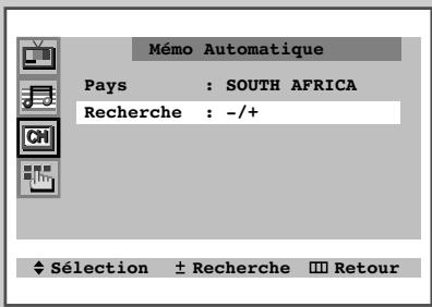 SAMSUNG 34A7 - Mémorisez les chaînes automatiquement - 3