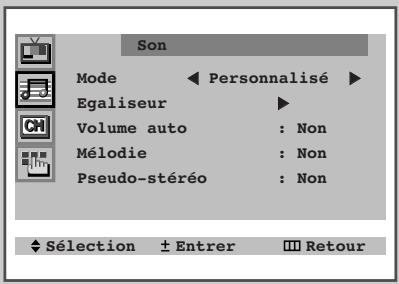 SAMSUNG 34A7 - Changez le standard sonore - 2