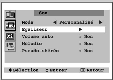 SAMSUNG 34A7 - Mémorisez votre réglage sonore personnelisé - 2