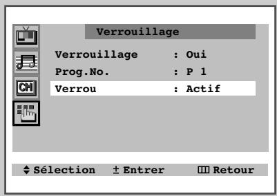 SAMSUNG 34A7 - Activez le Verrouillage - 3