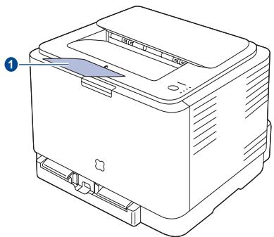 SAMSUNG CLP-310N - Réglage du support de sortie papier - 1