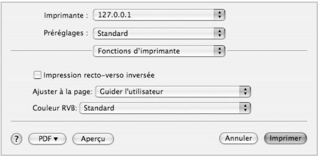 SAMSUNG CLP-310N - Fonctions de l'imprimante - 1