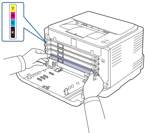 SAMSUNG CLP-310N - Redistribution du toner - 5