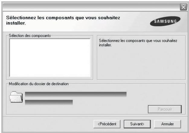 SAMSUNG CLP-310N - Sélectionnez les composants à installer, puis cliquez sur Suivant. - 1