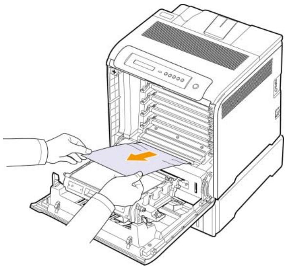 SAMSUNG CLP-610ND - Au niveau du bac optionnel - 4