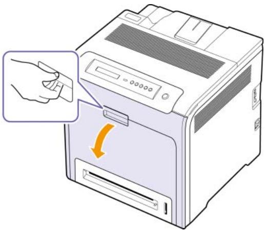 SAMSUNG CLP-610ND - Au niveau des bacs d'alimentation - 1