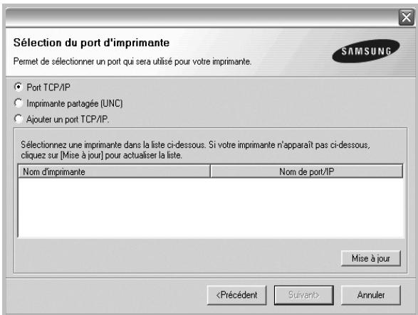 SAMSUNG CLP-610ND - Installation du logiciel pour une impression en réseau - 3