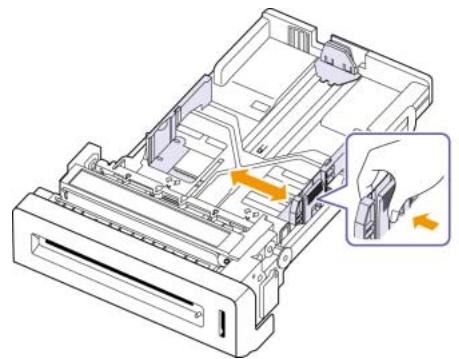 SAMSUNG CLP-610ND - Modification du format de papier dans le bac d'alimentation - 3