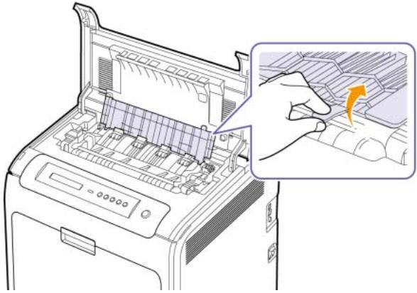 SAMSUNG CLP-610ND - Au niveau du bac de sortie - 3